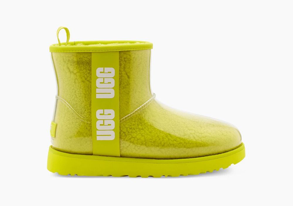 Ugg Mini Boot Womens - Ugg Classic Clear Mini Fluorescent Green - 761MPEZAQ